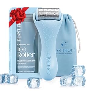 PLANTIFIQUE-Ice-Roller-fuer-das-Gesicht–Eisroller-zur-Gesichtsmassage-Kuehlung–Gesichtsroller-gegen-Schwellungen-Augenringe-und-Falten–Skincare-Beauty-Tool