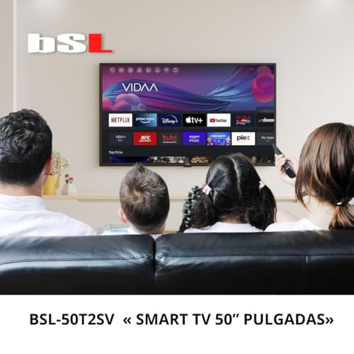BSL-50T2SV VIDAA Smart-TV, 178 cm (50 Zoll), WLAN, RJ45, UHD-Auflösung 3840 x 2160p, USB, DVBT2/S2/C, kompatibel mit YouTube, Netflix, Disney +, Dazn, Prime | HDMI – Bild 3