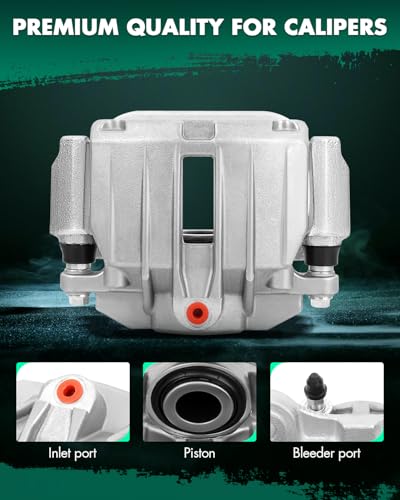 Image of SCITOO Rear Left+Right Brake Calipers With Bracket 18-B4726 18-B4727 Compatible For Cadillac 1999-2002 For Chevrolet 1999-2005 For GMC 1999-2005