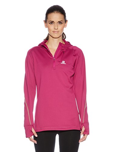 SALOMON Sweat Swift - Sweat de running technique noir pour homme