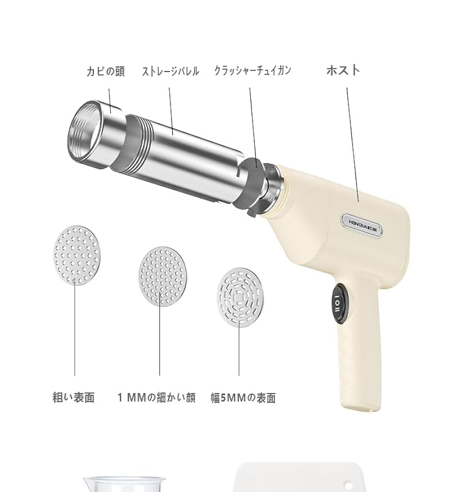 Amazon | 1㎜極細モンブラン電動絞り機 モンブランしぼり器