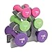 Tone Fitness 20-Pound Hourglass Shaped Dumbbell Set