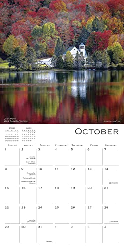The Light Of New England 2023 Wall Calendar — Photography By Dave Long, 12" X 12" #TOP3
