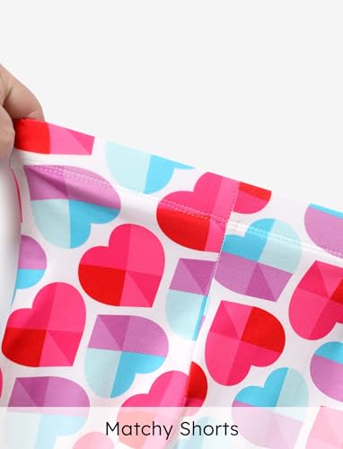 L.O.L. Surprise! Girls 2PCS A-Line Ruffle Sleeveless Bow Tie Dress Shorts Set Girls Holiday Outfits - Image 6