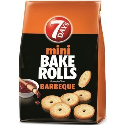 7 Days Bake Rolls From Greece With Barbeque Flavor - 160G 5.64 Oz #TOP22