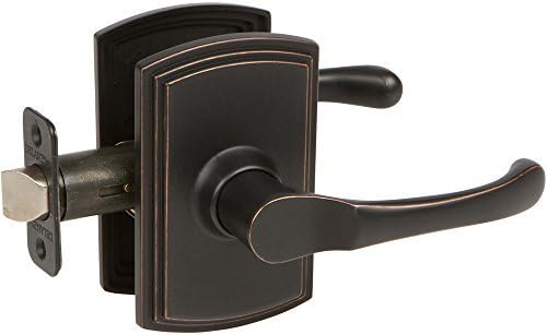 Delaney Hardware 501T-AR-US10BE Italian Collection Artino Passage Lever, Edged Oil Rubbed Bronze by Delaney Hardware