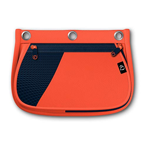 iScholar iQ Expandable Pencil Pouch, 2 Pockets, 3-Hole Pouch, Color Will Vary (55020)