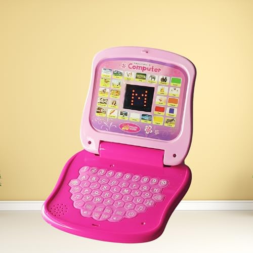 Estilo Kids Laptop Computer Toy|Alphabet & Number Chart with LED Display|Activity Set Learning & Educational Toy with Music & Sound|Birthday Gift for Kids 3+|3xAA Battery-Kids Laoptop Pink (B0DCW56QMR) Amazon Price History, Amazon Price Tracker