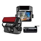 HP F660G Full HD 1080P Dash Cam Front and Rear, Built-in GPS and G-Sensor, 2' LCD Display 150° Wide Angle Dual Dashcam, Night Vision Car Dash Camera, Mini Dash Camera for Cars