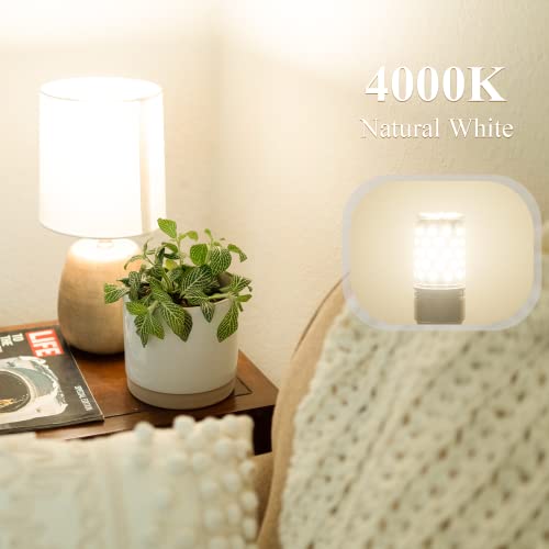 DiCUNO E14 LED Bulb 8W, E14 Small Edison Screw Light Bulbs, Natural White 4000K, 100W Incandescent Equivalent, 1000LM Non-Dimmable, 230V, SES Corn Light for Home Lighting, Pack of 2 - Image 5