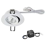 modern EVN Leuchte, Glas, A55, 3 W, Weiß, 10 x 15 x 20 cm