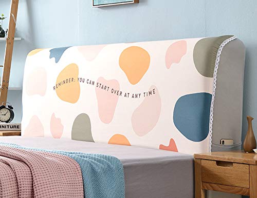Cabeceros De Cama Funda Cover Funda Para Cabeceros De Cama De Tela Lado De La Cama Cubierta A Prueba De Polvo， Decoración Del Dormitorio Lavable,B-90x65CM