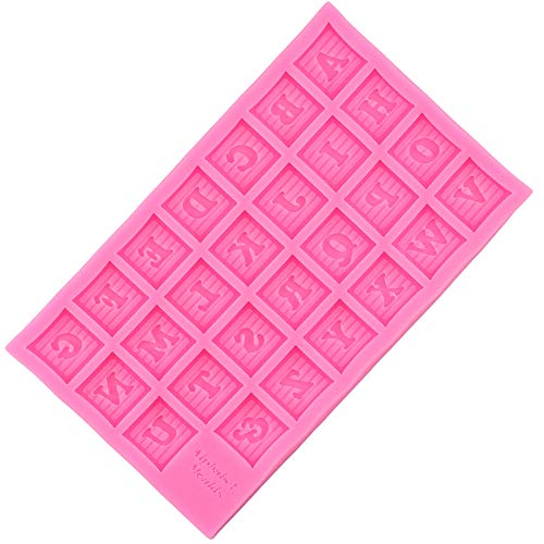 Square Letter Silicone Cake Candy Mold Chocolate Mold Christmas Fudge Decoration Tool #TOP1