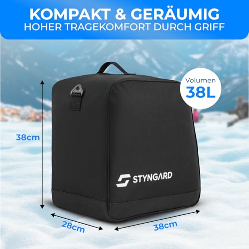 STYNGARD Bolsa para botas de esquí con espacio para accesorios [38 L] - Bolsa para botas de esquí - Bolsa para botas de esquí - Modelo Cortina - imagen 4