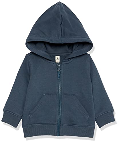 Amazon Aware Unisex Babies' French Terry Zip-Up Hoodie, Dark Navy, 12 Months #TOP17
