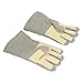 Srliya 1 Pair Heat Gloves Separate Fingers Hot Proof Mitts Tool for Working Welding
