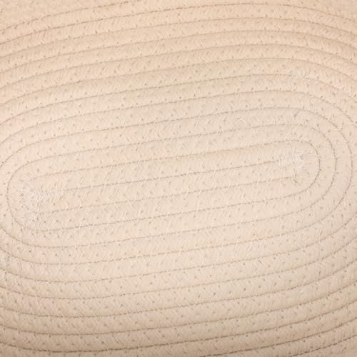 Cesta de hilo de algodón decorativa para un hogar acogedor 8