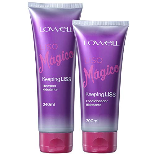 Kit Shampoo e Condicionador Lowell Liso Mágico - Pequeno