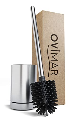 ovimar Escobilla Tuno Silver | Escobilla de silicona | Función de ventilación | Instalación independiente | Cabezal reemplazable | Bandeja recogegotas extraíble | Sin montaje en pared