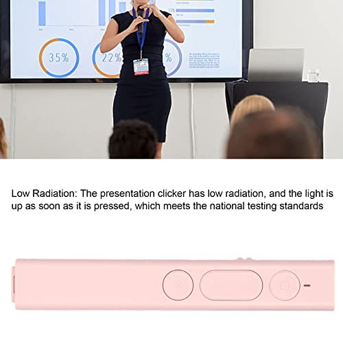 Apresentação Clicker, Apresentador Sem Fio Remoto 2.4G Chip de Alta Sensibilidade Compacto Portátil