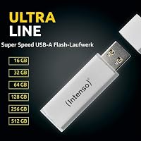 Intenso Ultra Line, 32GB Speicherstick, USB 3.2 Gen 1x1, Silber (Packung mit 2) – Ansicht 2
