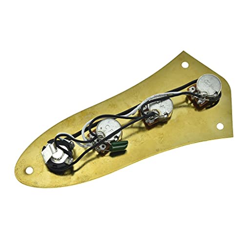 Plaque de commande pré-câblée pour réparer facilement l'électronique de votre Jazz Bass