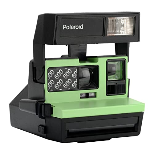 Polaroid 600 Instant Camera (Mint Green) Bundle With Polaroid Originals Color Instant Film For 600 Cameras (8 Exposures) And Film Kit With Magnetic/Hanging Frames, Storage Box (3 Items) #TOP1