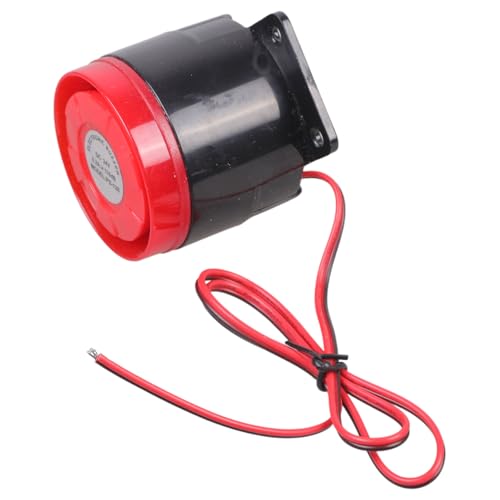 XINYIN Alarma de seguridad 12 V 24 V 220 V con advertencia sonora de 120 y luz LED para sistemas de seguridad para oficina doméstica, alarma sonora y luminosa