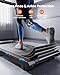 Acezoe 2 in 1 Foldable Treadmills for Home, Under Desk Treadmill with 12 HIIT Modes, Workout APPs and Touch Screen, 2.5HP Walking Treadmill for Home Office, 265lbs Capacity, Installation-Free