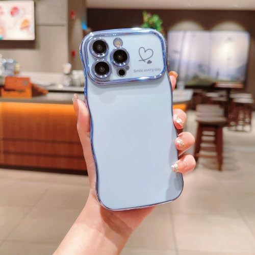 Coque iPhone 17 Pro Max silicone blanc cœur protection ondulée - 2