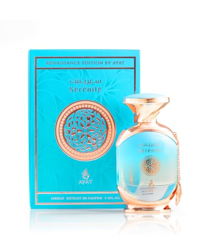 Ayat Perfumes - Parfums Femme Renaissance Edition 100ml | Parfum Dubai | Parfum Oriental Élégant et Raffiné - Eau de Parfum Arabe de Luxe - Idée Cadeau Parfum Femme (Sérénité)