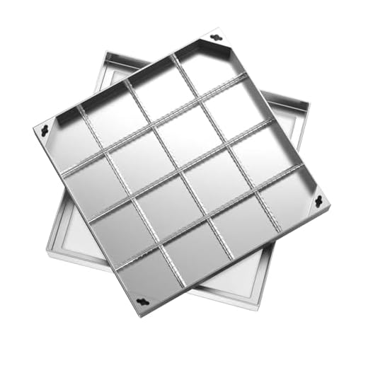 Unsichtbarer Schachtabdeckung Edelstahl Eckig 600x600 Schachtdeckel Kanaldeckel Auspflasterbar Eingebettete Mit Verzinkte Rahmen