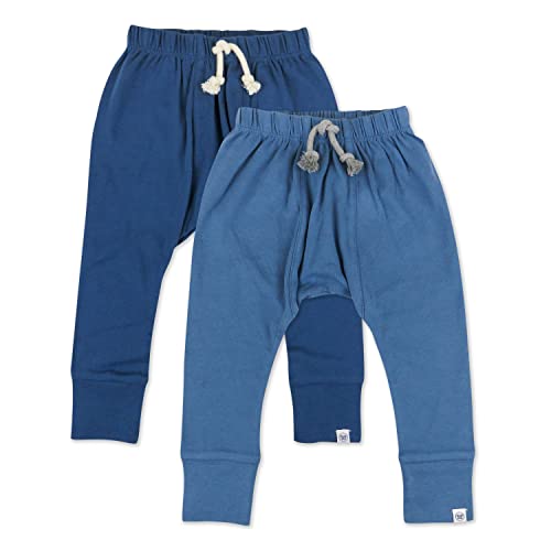 Image of HonestBaby Unisex-Baby Multipack Honest Pants Joggers Pull on 100% Organic Cotton for Infant Baby and Toddler, Boys, Girls, Unisex