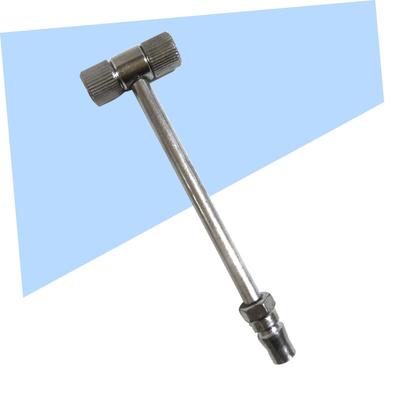 SOLUSTRE 2Pcs Shaped Tire Inflation Chuck Durable Dual Side Air Compressor Tire Tool for Car and Motorcycle Heavy Duty Construction with Open Air Flow for Quick Inflation