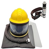 Casque De Sablage Professionnel Avec Air - Hotte ABS Robuste, Lentilles Doubles, Flux D'Air Réglable, Protection Complète