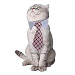 4 Pieces Pets Dog Cat Bowtie Pet Costume Adjustable Formal Necktie Collar for Cats Small Dogs Puppy Grooming Accessories Pink/Black - Image 4