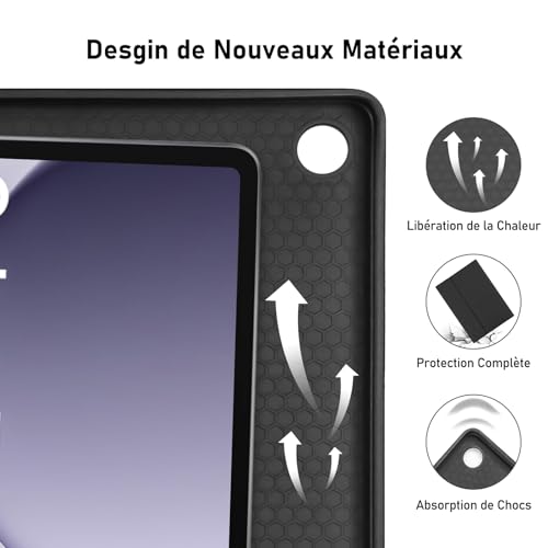 Etui clavier Samsung Tab A9 Plus avec porte-stylet et connexion Bluetooth