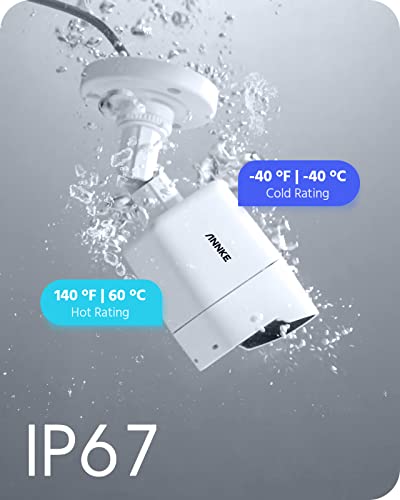 Annke 8Ch 8 Camera Security System With Ai Human/Vehicle Detection, 8 X 5Mp Ip67 Weatherproof Outdoor Cctv Cameras, 100 Ft Night Vision With Smart Ir & Wdr For Home Surveillance, 2 Tb Hard Drive #TOP3