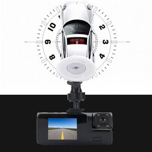 Dashcam para automóviles de 3 canales con WiFi y grabador de viaje delantero 5