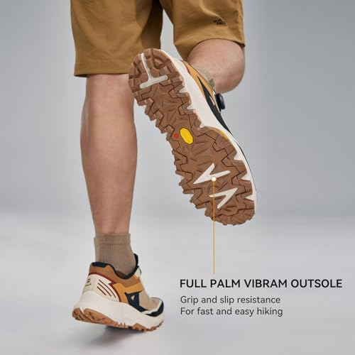 Image of KAILAS Men's Kuocang BOA Hiking Shoe Breathable V Sole Non-Slip Shoes Lightweight Low Height Outdoor Trail Trekking Shoes