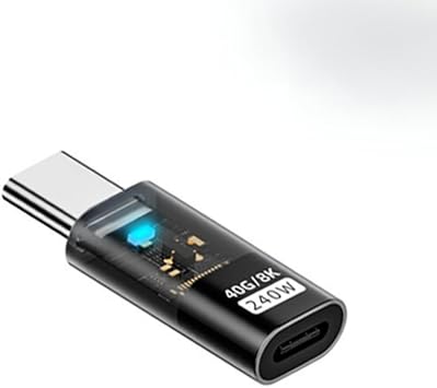 LivX Type C to Type C USB3.2 240W 40Gbps 8K Fast Charging Data and Image Transfer Converter Adapter OTGST