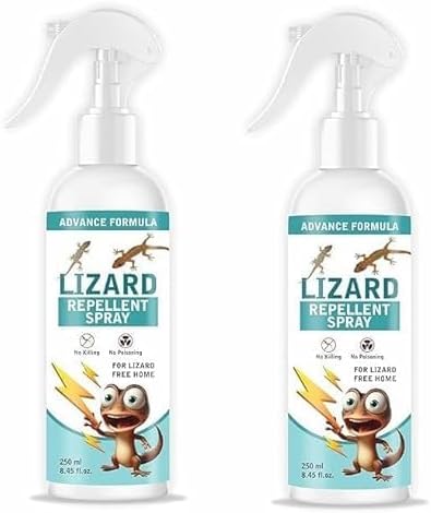 Lizard Repellent for Home Spray Pest Control | Made With Plants Oil, Irritant-Free, Chemical-Free | Baby Skin Safe Plant Safe (250 ML) (2)
