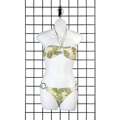 Deluxe Ladies Half Round Torso Form - White (Beware Of Cheap Imitations!) Box Of 1 #TOP2