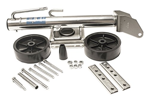 Jeremywell Swivel Trailer Jack Double Wheel 2000 Lb Tongue Twin Boat Towing 26" Length Lift #TOP6