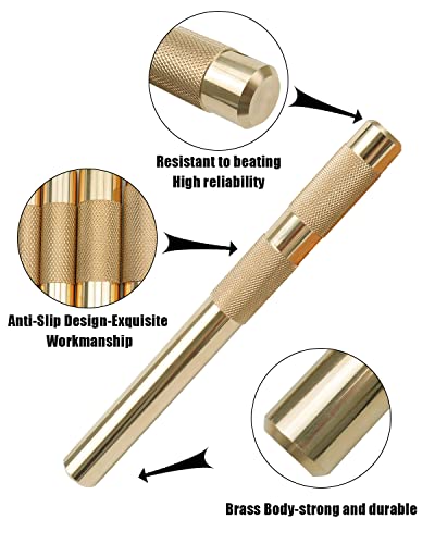 5 Pack Brass Drift Punch Tool Set Replace 67003-Mai 045256670034, 1/4 Inch 3/8 Inch 1/2 Inch 5/8 Inch 3/4 Inch Brass Punch Set #TOP3