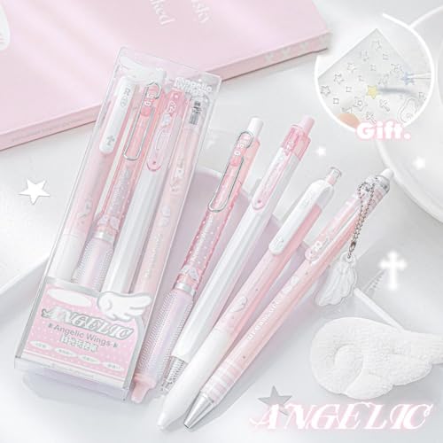 Set de 4 bolígrafos gel Angelic Pearlescent 0.5 mm miniatura 4
