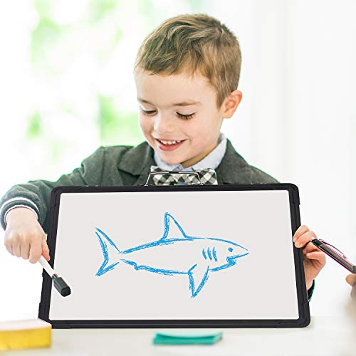 Small Dry Erase White Board – 12" X 16" Mini Magnetic Desktop Foldable Whiteboard Portable Double Sided Easel With Holder For Kids Drawing, Teacher Instruction For Office, School, Home #TOP2