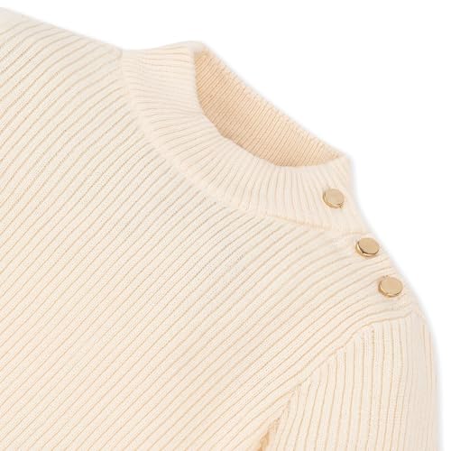 Image of Hope & Henry Girls Cable Front Pullover Sweater