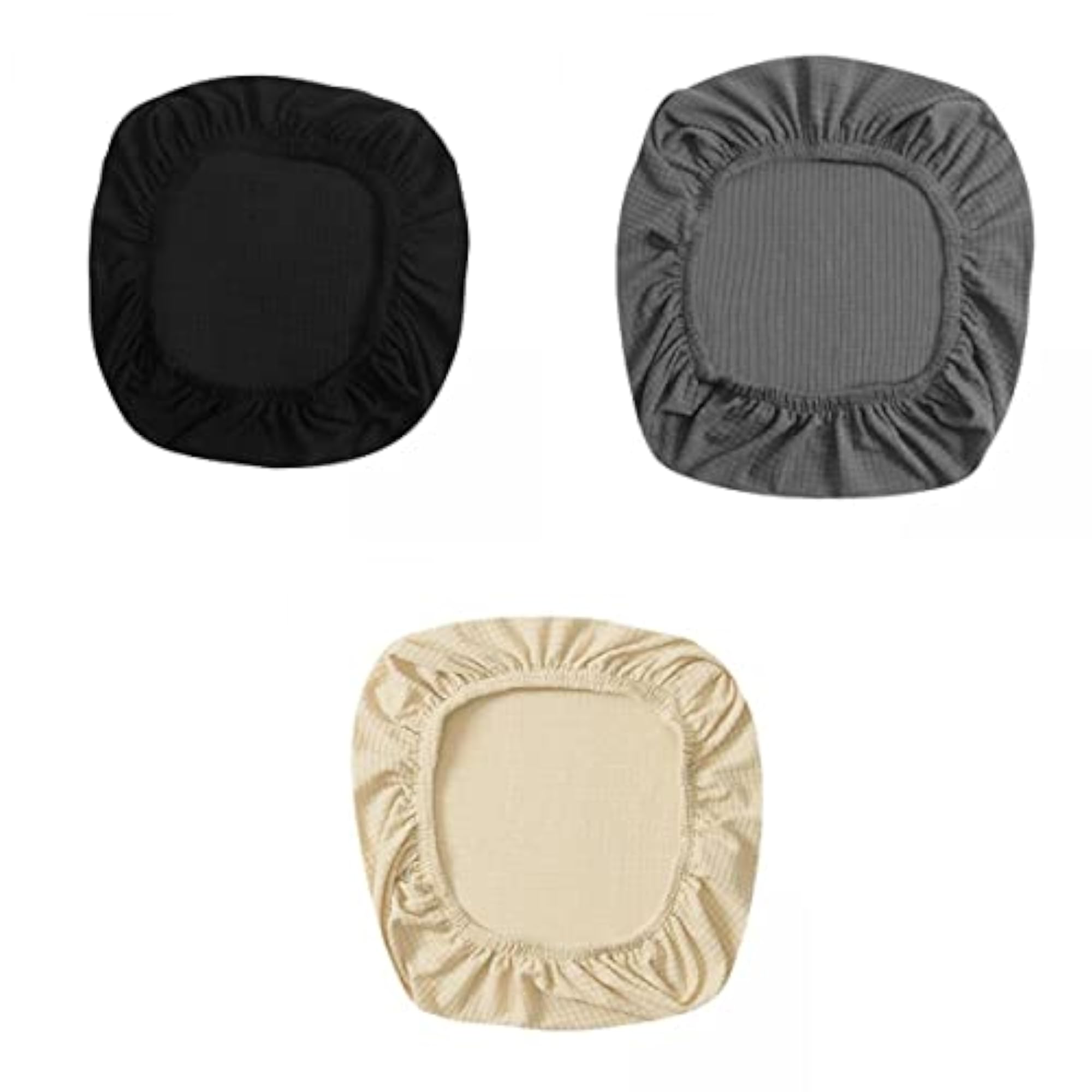 3X Elastic Office Chair Seat Covers Stretchable Slipcovers