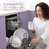 Dishwasher Detergent Tablets, 60 Count, for Sparkling Dishes. Unscented & Hypoallergenic. Rinses Clean, Cuts Grease, Limescale & Odor. Soap & Plastic Residue Free, Dishwashing Cleaner Pods.